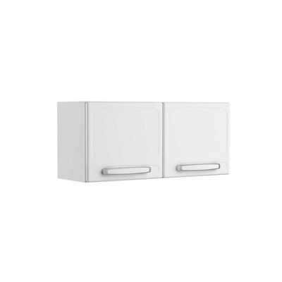Armário Aéreo p/ Cozinha  Evidence 7004 c/ 2 Portas 80cm Branco - Bertolini