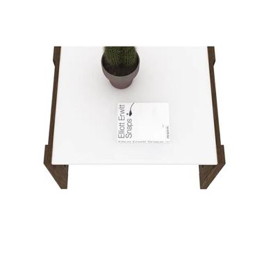 Mesa Centro Sala AZ1022 Preto/Nogal - Tecno Mobili