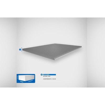 Colchonete Solteiro D20 Casca de Ovo Anti Stress (85x185x5) - Probel