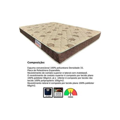 Cama Box King: Colchão Anatômico Orthoflex D33/EP  Matera + Base CRC Suede Black(193x203)