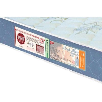 Colchão Solteiro Espuma D45  Sleep Max (88x188x18) - Castor