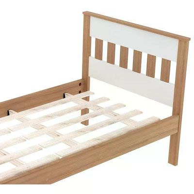 Quarto Solteiro 3 Peças Cm8006 Az1016 Az1019 Qt4 Amendoa Branco Tecno Mobili Amendoa Branco