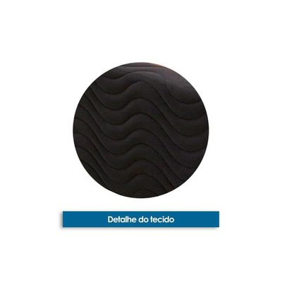 Cama Box Base Solteiro Universal Suede Black (96x203x20) - Costa Rica