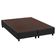 Cama Box Base Queen Universal Suede Gray (158x198x20) - Costa Rica