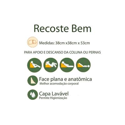 Travesseiro Suavencosto Triangulo Recoste Bem AM0006 (38x38x53) - Duoflex