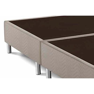 Cama Box Base Solteiro Universal Suede Clean (96x203x20) - Costa Rica