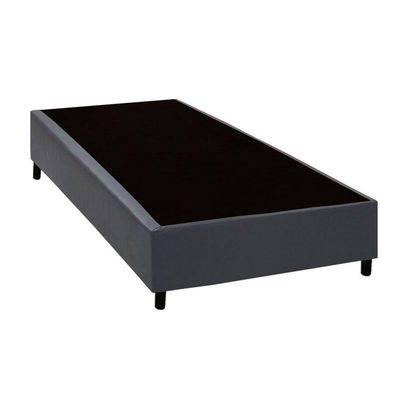 Cama Box Base Solteiro Universal Courano Gray (88x188x20) - Costa Rica