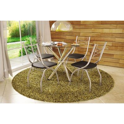Base de Mesa p/ Cozinha Volga M008 s/ Tampo Níquel - Kappesberg