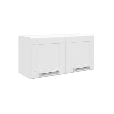Armário Aéreo Cozinha Modulado  Múltipla 6000 c/ 2 Portas Branco - Bertolini