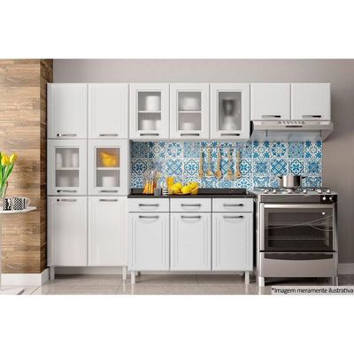 Armário Aéreo p/ Cozinha  Topázio c/ 2 Portas 70cm Branco - Telasul