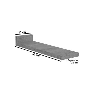 Módulo Cozinha Kappesberg Maxxi Tampo p/ Balcão E600 15cm Nogal