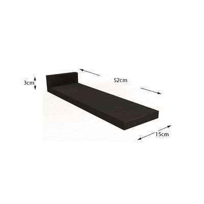 Tampo p/ Balcão Cozinha    S508 15cm Preto Brilho - Kappesberg
