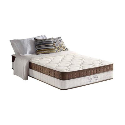Colchão Solteiro Molas Ensacadas  MasterPocket King Best Euro Pillow Brown (88x188x33) - Anjos