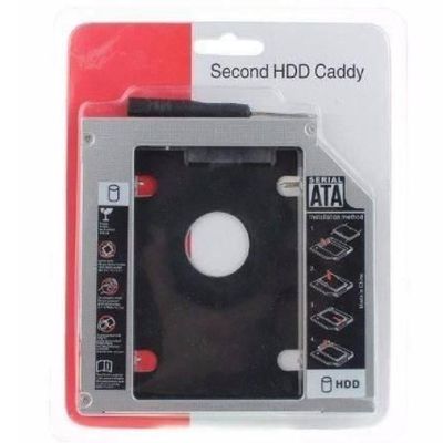 Case Adaptador Universal 9.5mm - Segundo Hd Ssd Sata No Notebook - Caddy