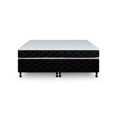 Cama Box + Colchão Castor Queen Montblanc Double Face D33 158x198x42cm