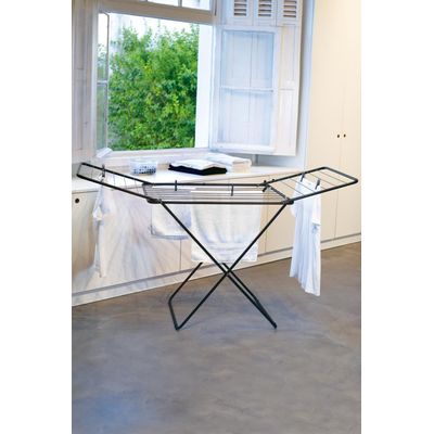 Varal de Chão com Abas Maxi Preto