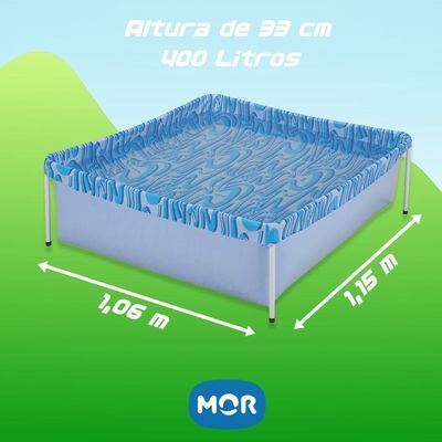 Piscina Estruturada 400L Mor 1000