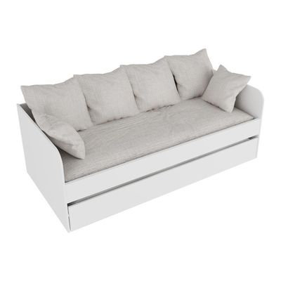 Bicama Solteiro Para Colchão 88x188cm Multimóveis Cr40105 Branca Branco
