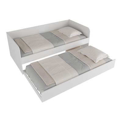 Bicama Solteiro Para Colchão 88x188cm Multimóveis Cr40105 Branca Branco