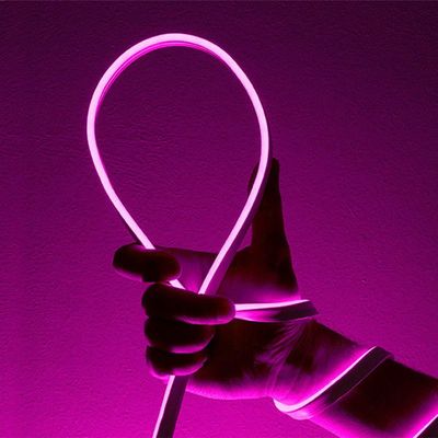 Fita De Led Neon Taschibra 8w/m Ip65 12v Cores | Valor Do Metro Rosa