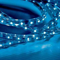 Fita Led Taschibra 5w/m Ip67 220v Alta Proteção Cores Metro Azul