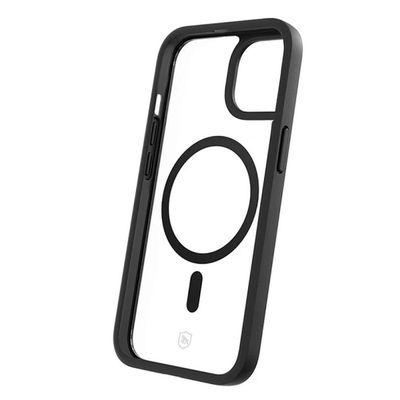 Kit Capa Magsafe Preta e Pelicula Dual Glass Preta para iPhone 13 Mini - Gshield