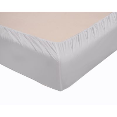 Jogo lençol Padrão bordado 3 peças cinza tulipa quarto casal