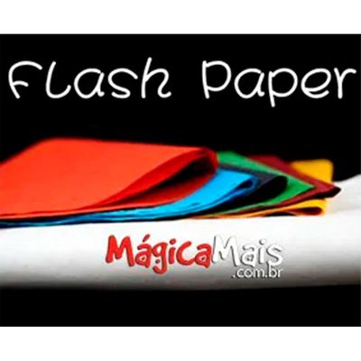 Papel Flash - Flash Paper