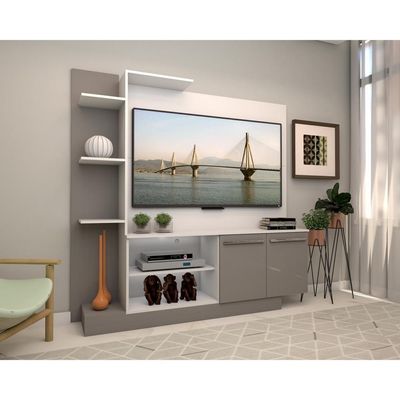 Estante com Painel Tv até 55" 2 Portas Porto Multimóveis