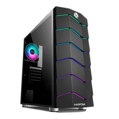 Gabinete Hayom Gb1711 Gamer Led