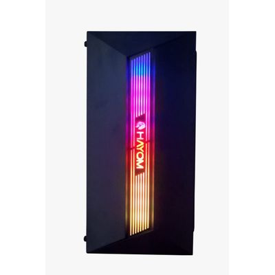 Gabinete Gamer Hayom GB1722, Mid Tower, LED RGB, ATX