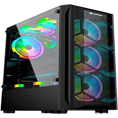 Gabinete Hayom Gb1706 Gamer com Cooler Rgb