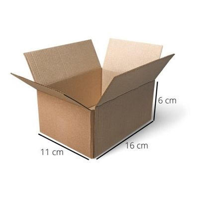 100 Caixas De Papelão Mercado Envios 16x11x6