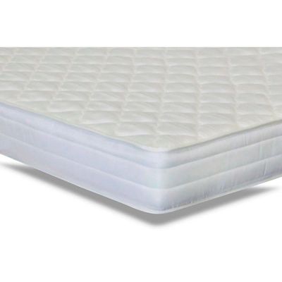 Cama Box Solteiro: Colchão Espuma Herval  AG65 Firme Frontier + Base CRC Courano White(88x188)
