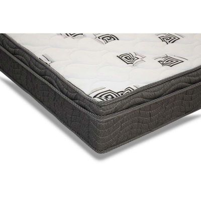 Cama Box Solteiro: Colchão Espuma Ortobom D45 Light Ortopilow + Base CRC Suede Brown(88x188)