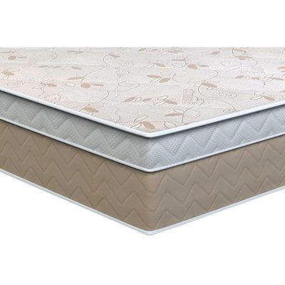 Cama Box Solteiro: Colchão Molas Bonnel Orthoflex Florença + Base CRC Suede Clean(88x188)