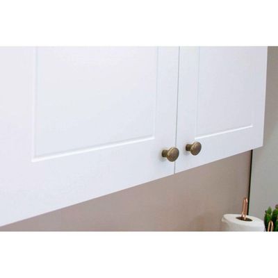Cozinha Completa Americana 5 Peças (3 Armários + 1 Balcão + 1 Complemento) C5P11 Branco - Henn