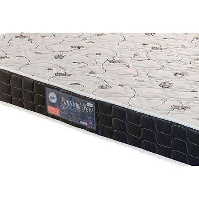 Cama Box King: Colchão Anatômico Anjos D28/AG65 Pantanal Thierry + Base CRC Suede Black(193x203)