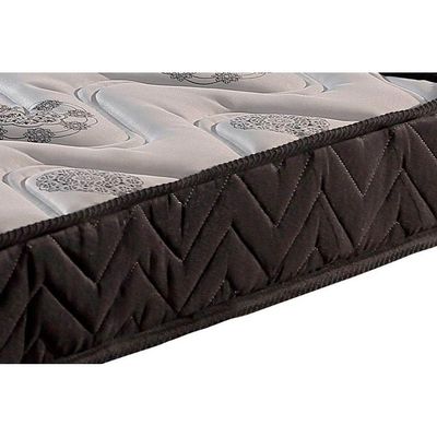 Cama Box Solteiro: Colchão Espuma D45 Paropas Pasquale Black + Base CRC Suede Black(88x188)