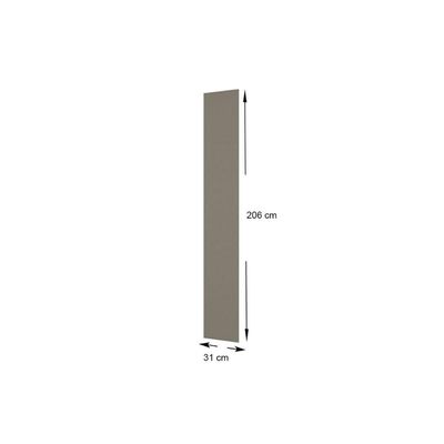 Módulo Cozinha Henn Connect Tampo Lateral p/ Armário  31cm Duna