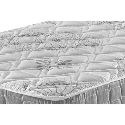 Cama Box Queen: Colchão Espuma D33 Anjos Orthosono + Base CRC Courano White(158x198)