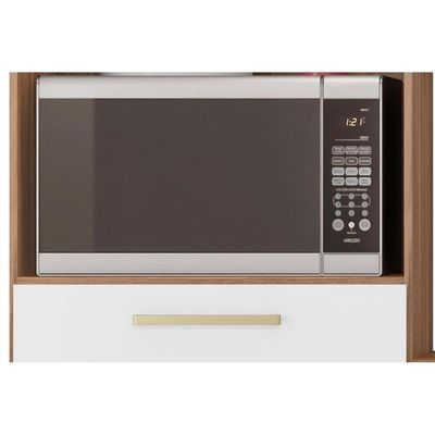 Kit de Cozinha Compacta Harmonia c/ 6 Portas e 2 Gavetas Amendola/Branco - Demóbile