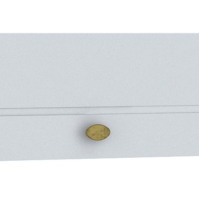Armário Aéreo p/ Cozinha Americana c/ 1 Porta Basculante 80cm Branco - Henn