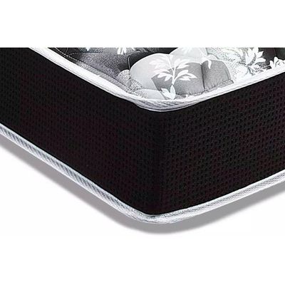 Cama Box Queen: Colchão Espuma D45 Luckspuma Gran Luck Pro + Base CRC Suede Black(158x198)
