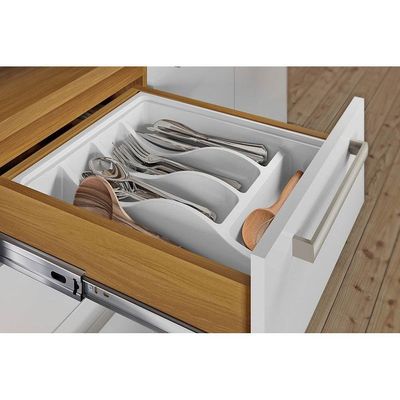 Cozinha Modulada Nesher Burguesa  2 Peças (1 Armário + 1 Balcão) C2P22 Freijo/Grafite