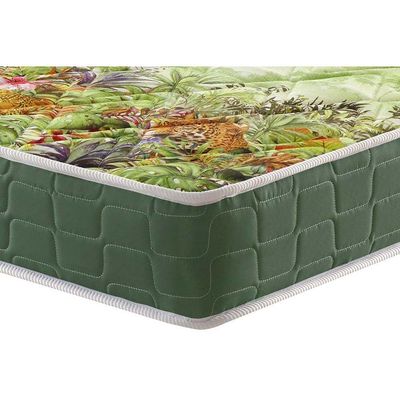 Cama Box Baú Queen: Colchão Ortopédico Anjos D28 / AG65 Pantanal + Base CRC Courano White(158x198)