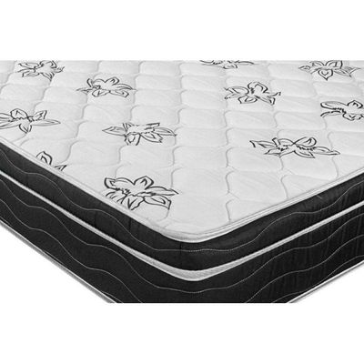 Cama Box Casal CRC + Colchão Molas Physical Ortobom + Cabeceira Plus Atacama