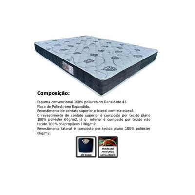 Cama Box King: Colchão Anatômico Orthoflex D45/EP Cecina + Base CRC Suede Black(193x203)