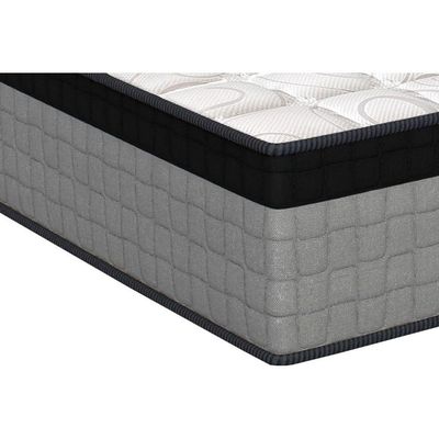 Cama Box King: Colchão Molas Ensacadas Orthoflex MasterPocket Titan + Base CRC Suede Black(193x203)