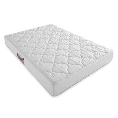 Cama Box Solteiro: Colchão Espuma D45 Herval Top + Base CRC Suede Clean(88x188)